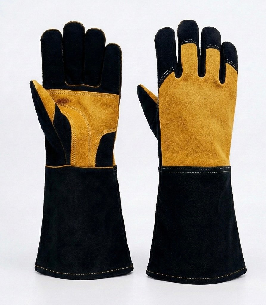 Titan Grip Reinforced Dual-Tone Gloves Titan Grip Reinforced Dual-Tone Gloves (Black/Gold) - Image 1