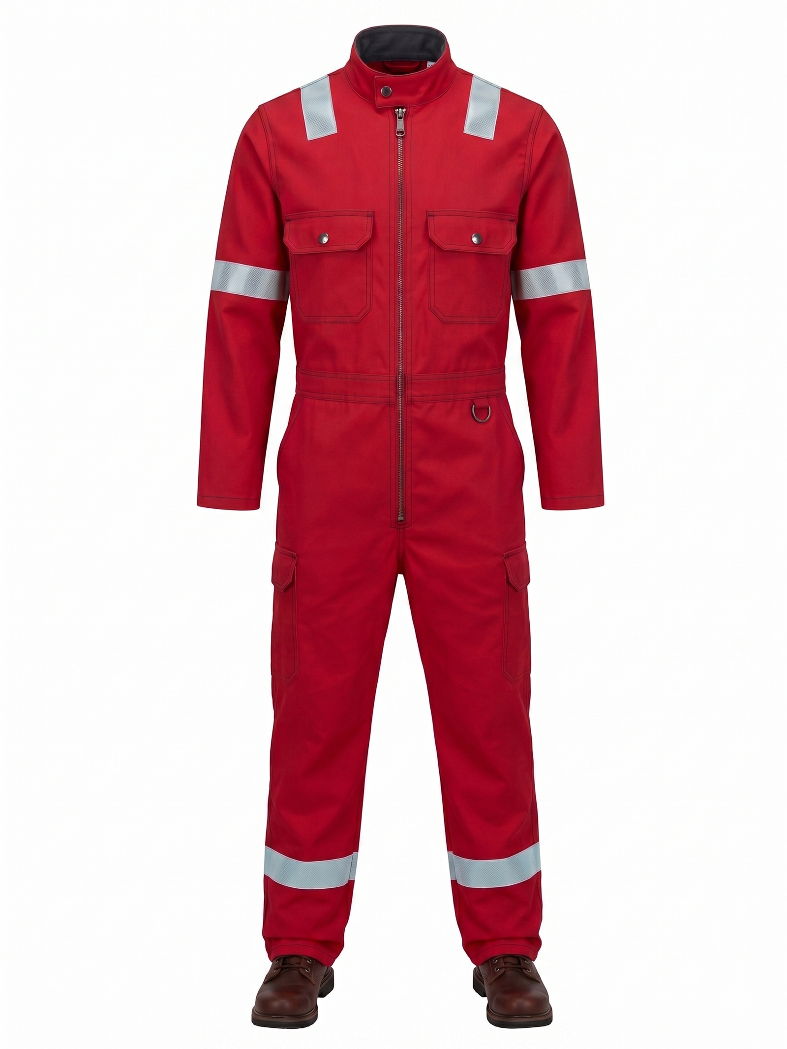 Safety suit Durel Industrial Hi-Vis Safety Coverall (Crimson Red) - Image 1