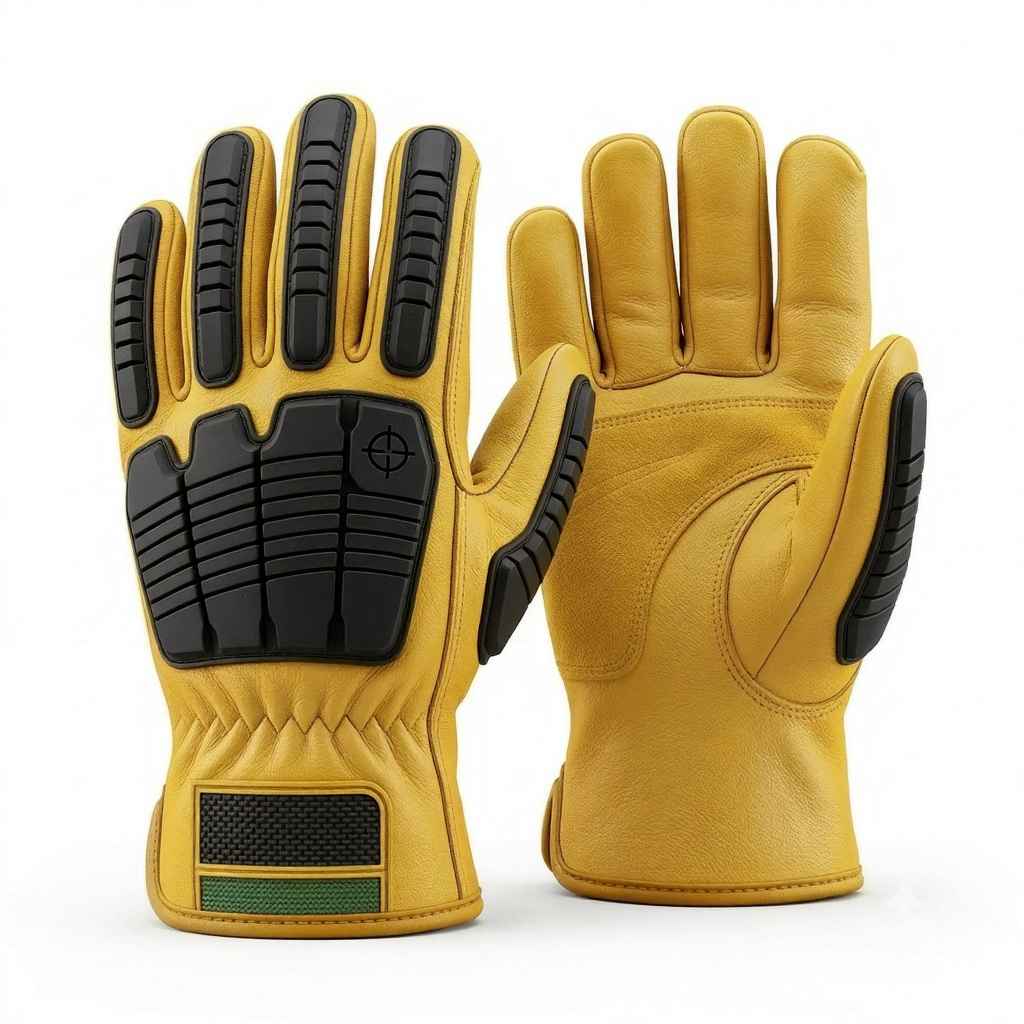 Cur Resistant Glove 2 Durel Leather Goatskin Impact Glove with Cut-Resistant Liner - Image 1